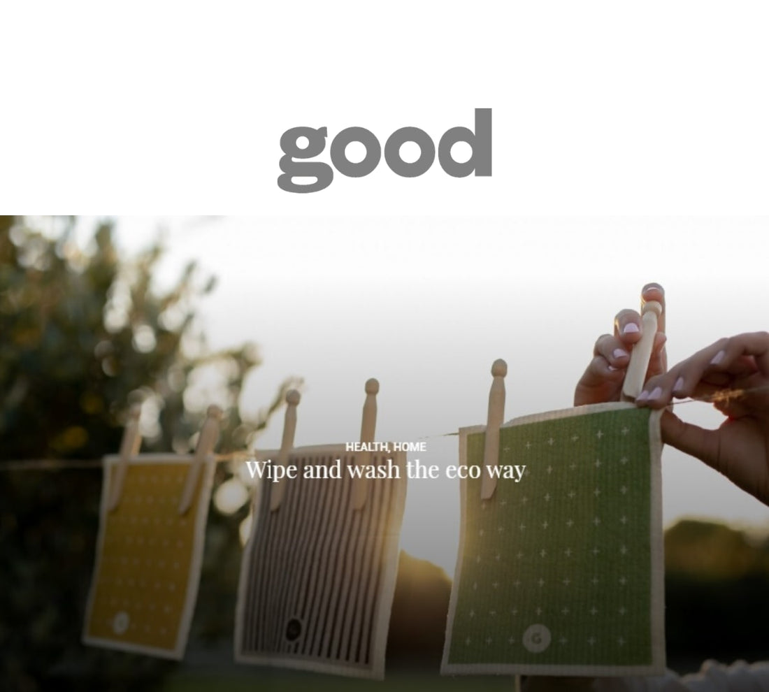 Good Change Eco Wipes and Eco Cloths featured in Good Magazine