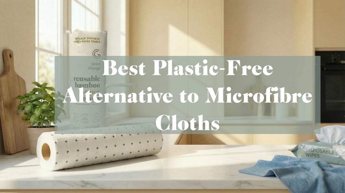 What Is the Best Plastic-Free Alternative to Microfiber Cloths for Kitchen Cleaning?