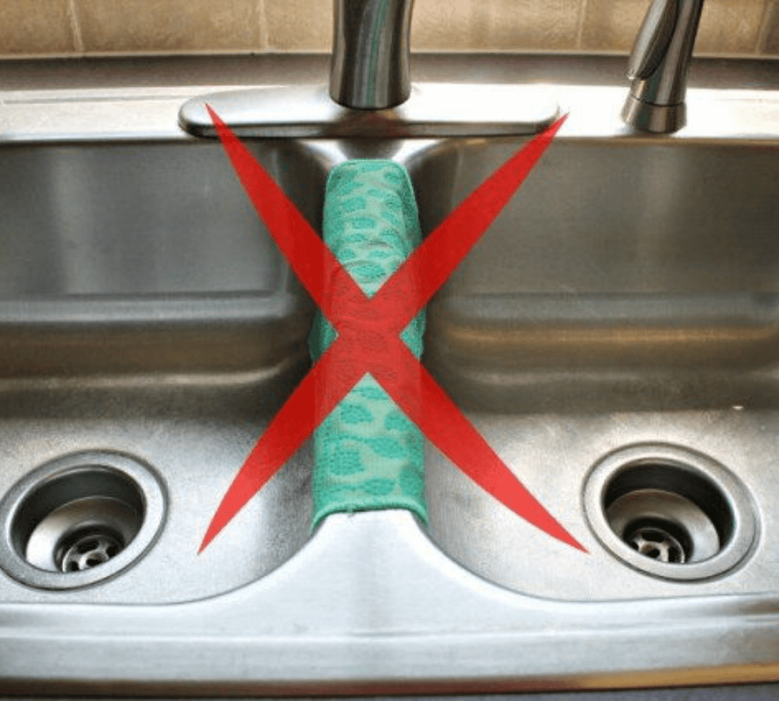 The Worst Place to Hang Your Dishcloth