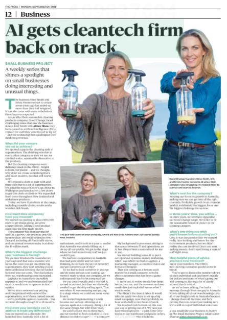 As seen in The Post: how AI got Good Change back on track
